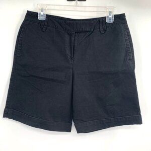 NINETY Vintage High Rise Black Mom Shorts 10 Blk